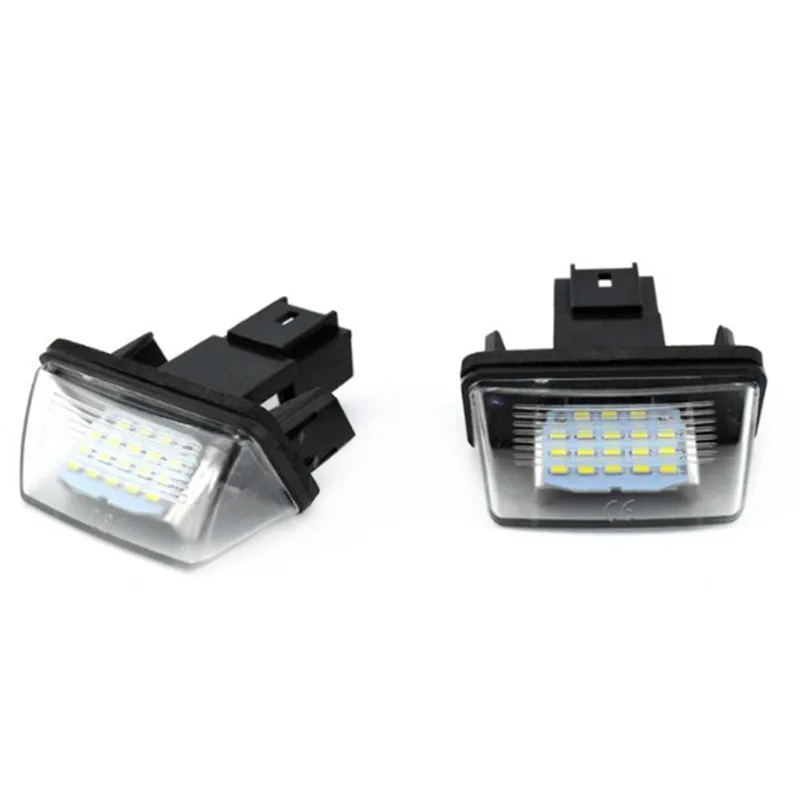 

1Pair LED License Number Plate Lights Lamp For Peugeot 206/207/307/308 Citroen C3-C6
