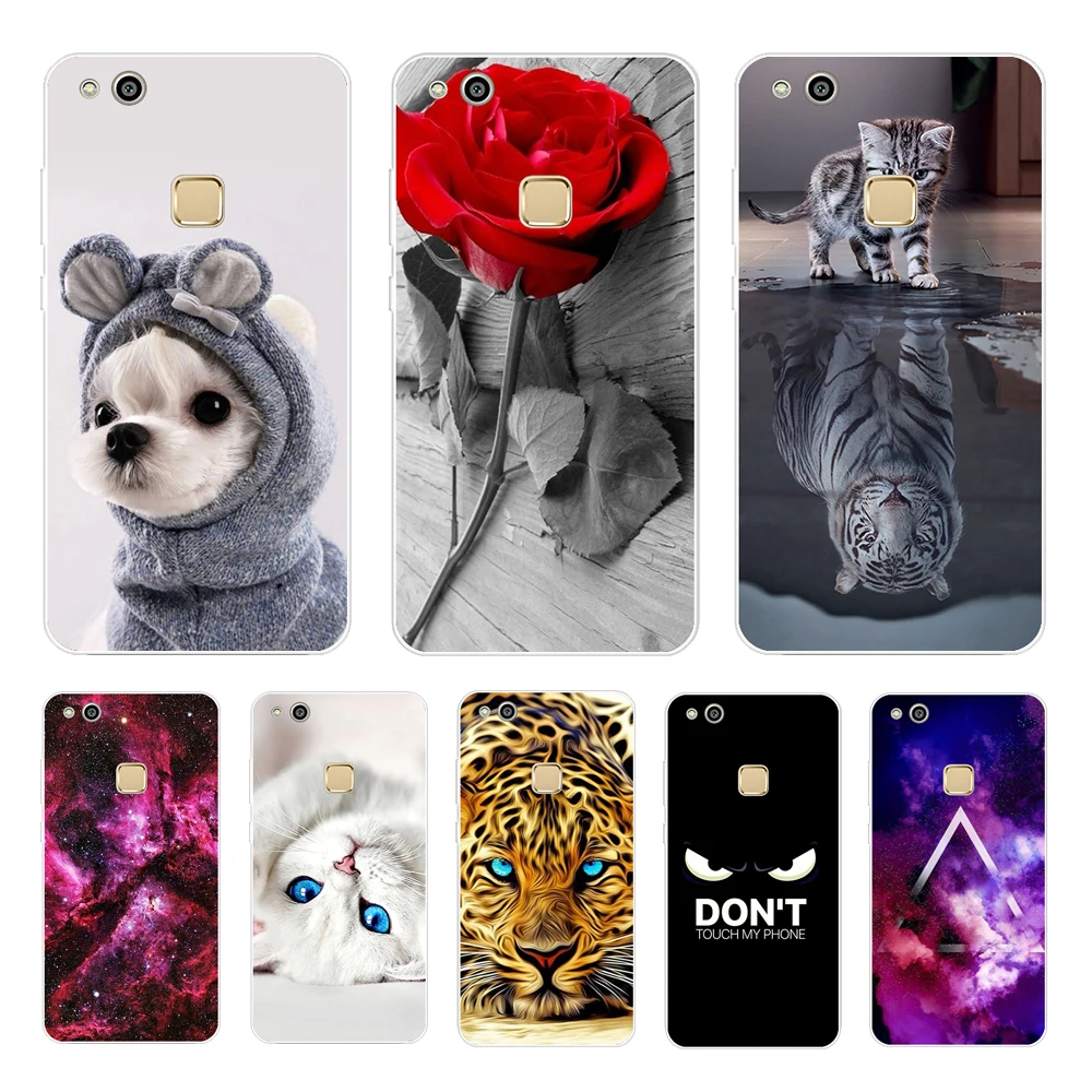 Per Huawei P10 Lite Custodia Morbida In Silicone Per Huawei P10Lite P 10 Lite Cover Posteriore Carina Per Huawei P10 Plus Coque