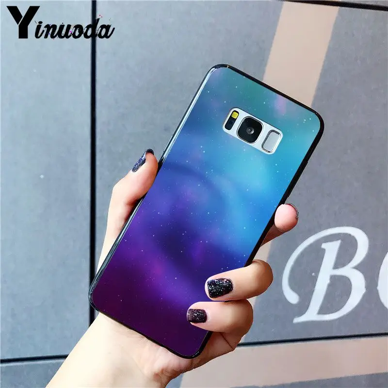 A12 Yinuoda space для galaxy universe Star Dark чехол для телефона чехол для samsung galaxy S9 S10 Plus S10E S6 S7 S8 S9 S9Plus S5 M10 - Цвет: A12