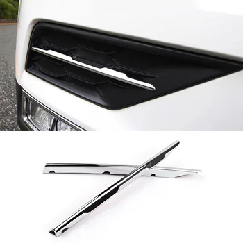 

Exterior Front Fog Lamp Trims For Volkswagen Tiguan MK2 2016 2017 2018 ABS Chrome Car Head Front Fog Light Strips Accessories