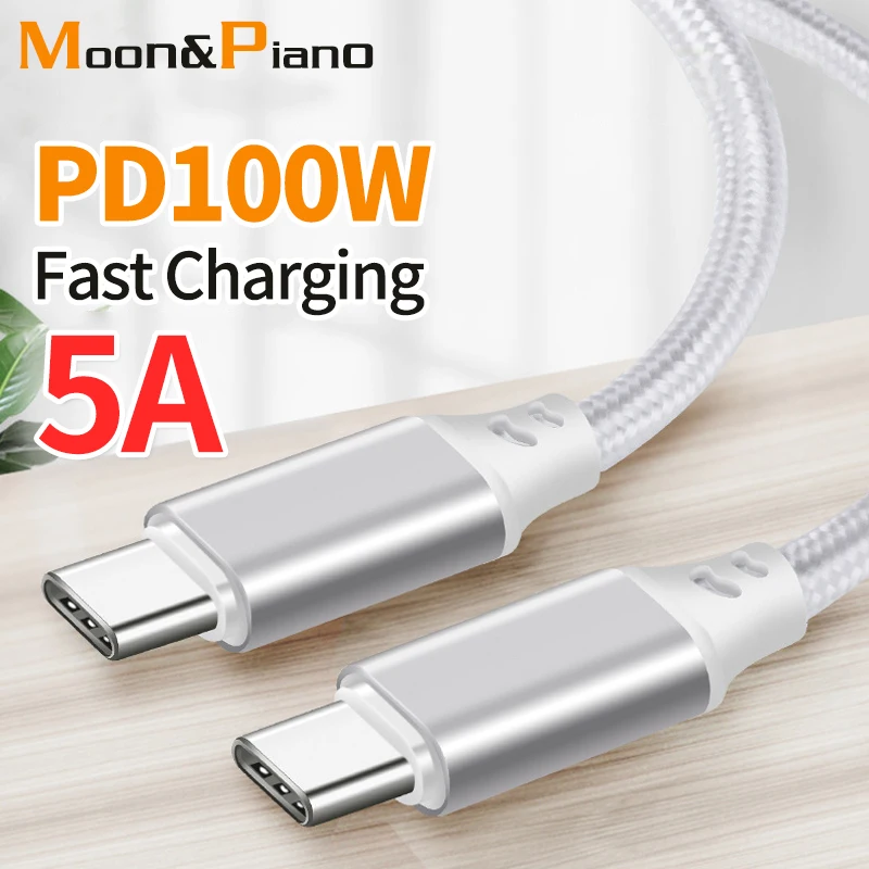 USB-кабель PD 100 Вт 5 А для быстрой зарядки и передачи данных двойной типа C Samsung Galaxy A1