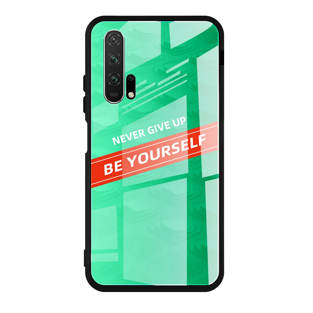CP-03 Для huawei Honor 9X 9X PRO HONOR 20 HONOR 20 PRO HONOR 10 LITE P smart никогда не откажитесь от слова вдохновленного закаленного стекла - Цвет: CP-03