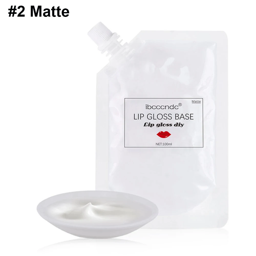 ibcccndc 100ml Matte Moisturizing Lip Gloss Handmade Lip Glaze Material Odorless Matte Versagel Lipgloss Base DIY Making Kit ibcccndc 100ml Matte Moisturizing Lip Gloss Handmade Lip Glaze Material Odorless Matte Versagel Lipgloss Base DIY Making Kit