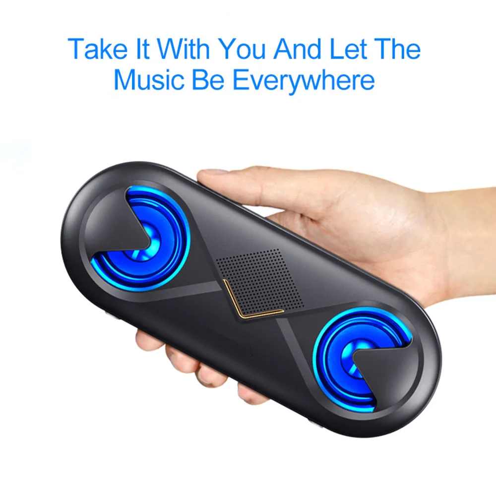 HYASIA портативный Bluetooth динамик глубокий бас беспроводной громкий открытый 5 0