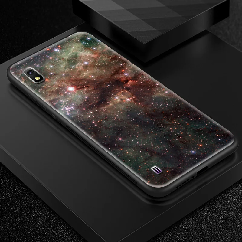 Закаленное Стекло чехол для samsung Galaxy A10 A80 A90 A6S A8S A20 A30 A40 A50 A70 J4 плюс M10 M20 M30 S8 S9 S10+ защитный чехол