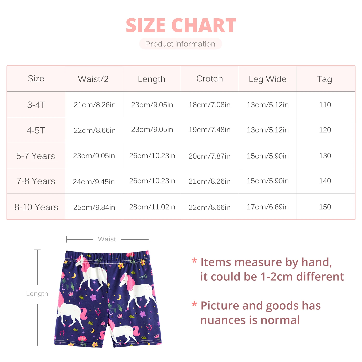 2PC/lot Girls Shorts Pants Safety Underwear Leggings for Fashion Girls Shorts Children Pants Girl Short Flower Clothing