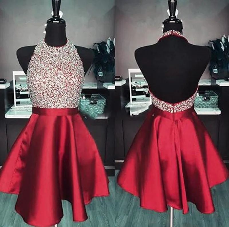 Royal-Blue-Satin-Backless-Homecoming-Dresses-Halter-Sequins-Crystal-Short-Prom-Dresses-Sparkly-Burgundy-Formal-Party (1)