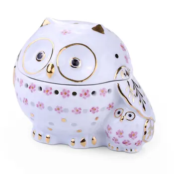 

Mini Incense Burner Incense Burner Household Agarwood Incense Burner Indoor Ceramic Ornaments Owl Ceramic Stove