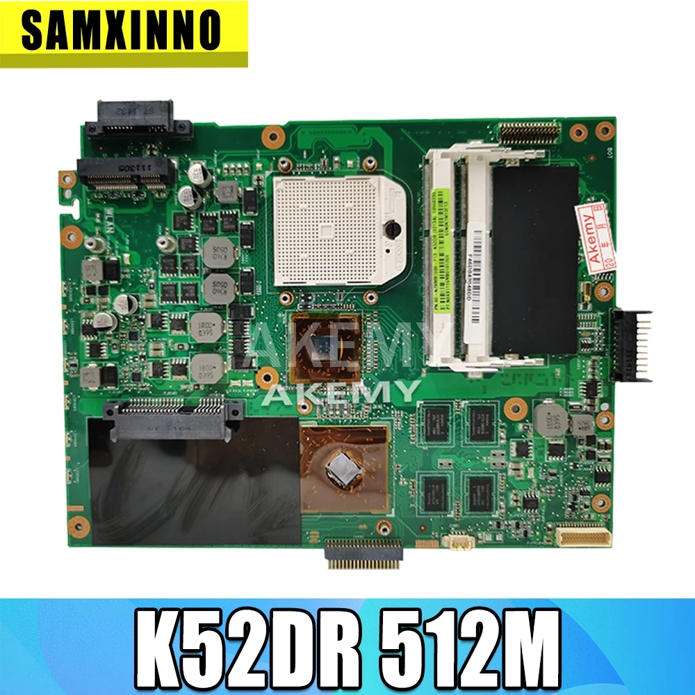 Материнская плата K52DR 512M HD5470 для For Asus A52DE K52DE A52DR K52D материнская ноутбука тест на