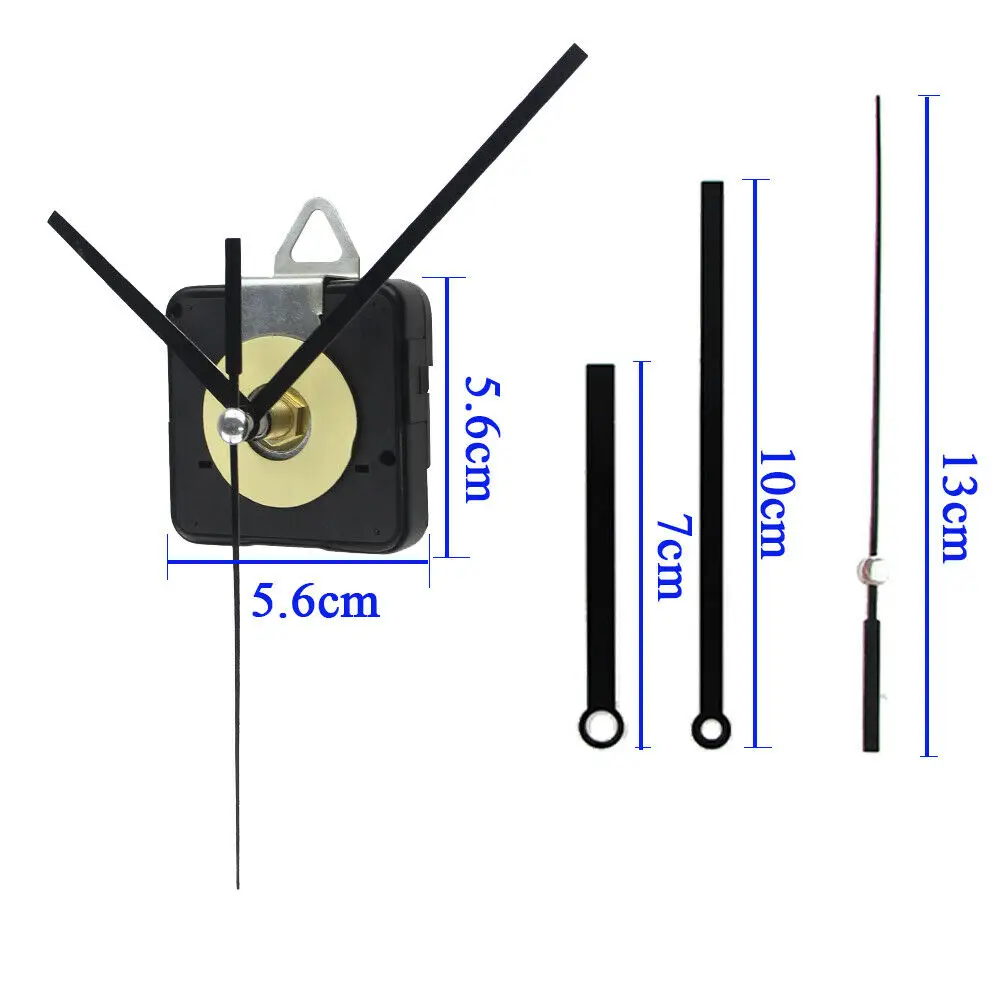 1 Набор, большой механизм настенных часов, бесшумный кварцевый механизм, сделай сам, стрелки часов, руки, мотор, часы, настенная часть, инструмент для ремонта, новинка