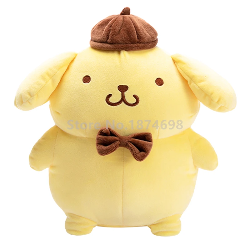 

New Cartoon Cute PomPomPurin Tie Plush 28cm Girls Boys Kids Stuffed Toys Dolls For Children Baby Gifts