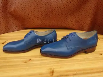 

Large Sole Calfskin Sole Customize Sapatos Masculino Lace-up Formal Wear Business Buty Meskie Leather Low Top Imported Leather