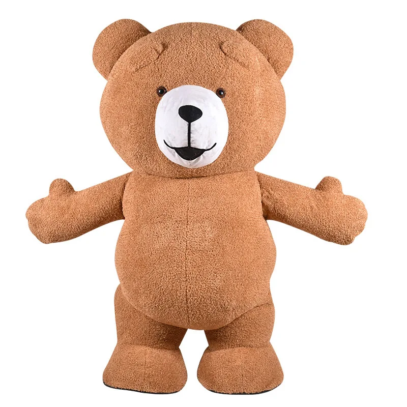 adult size Надувной костюм медведя, костюмы, вечерние костюмы для игр, одежда, акция, карнавал, ручная работа, персонаж мультфильма, реклама - Цвет: adult size