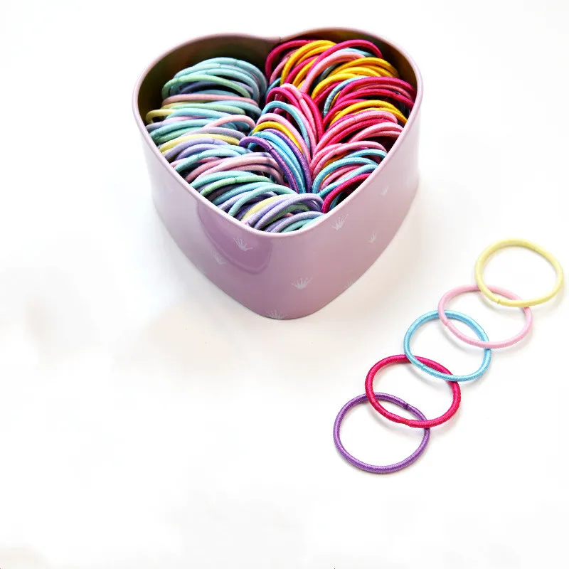 1000 для девочек из двух предметов конфеты Цвета нейлон 3 см резинок безопасности