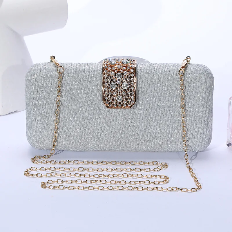 New Women Diamond Evening Bags Bling Banquet Shoulder Bags Fashion Party Chain Dinner Wallets Clutch Purse Drop Shipping