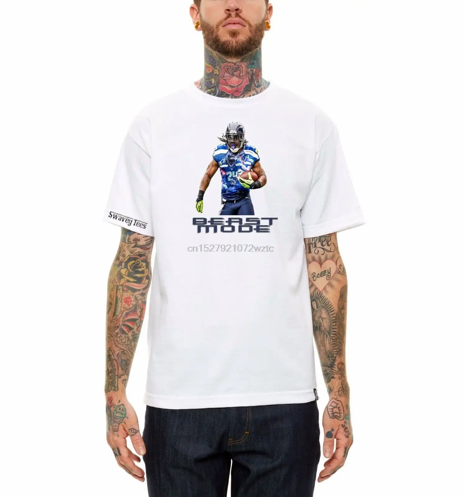 marshawn lynch seahawks t shirt