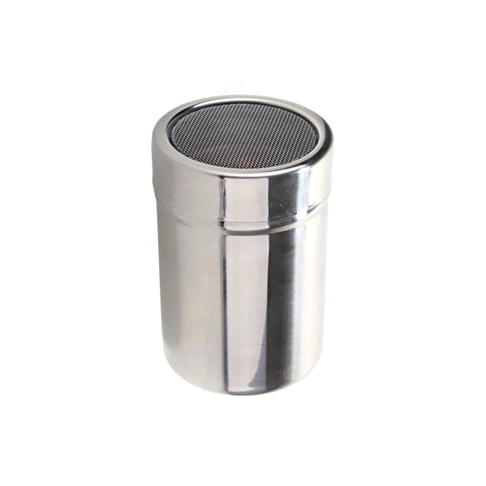 Fine Mesh Barrel Powdered Sugar Shaker With Lid Mesh Shaker Dispenser