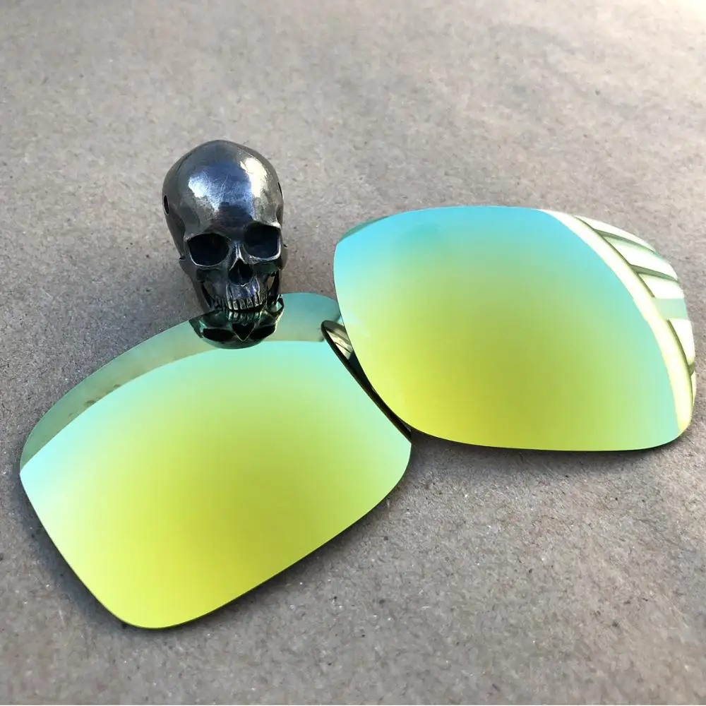 Firtox True Polarized Enhanced Replacement Lenses for-Oakley Holbrook OO9102 Sunglass (Lens Only)-24K Gold Mirror Firtox True Polarized Enhanced Replacement Lenses for-Oakley Holbrook OO9102 Sunglass (Lens Only)-24K Gold Mirror
