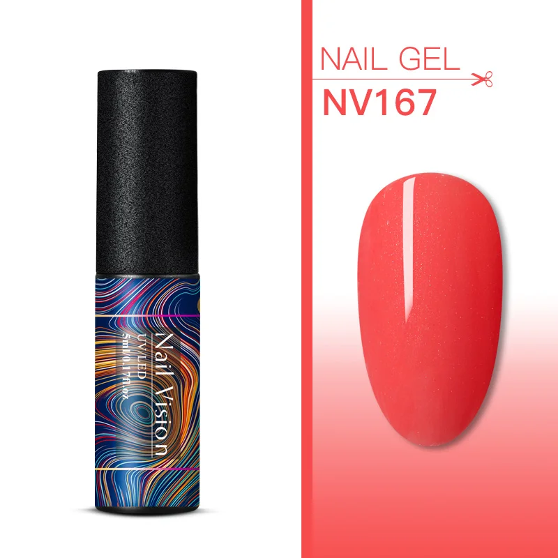 Nail Vision 5 мл Гель-лак для ногтей набор 176 цветов для маникюра гибридный Цвет ногтей Полупостоянный УФ-гель для ногтей гель лак - Цвет: EES06762