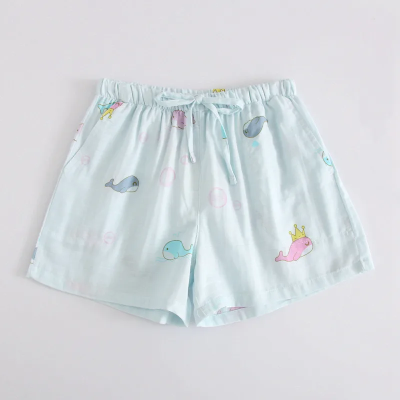 Summer Women's Cotton Pajama Pants Large Size Double Layer Gauze Home Pants Loose and Comfortable Casual 2022