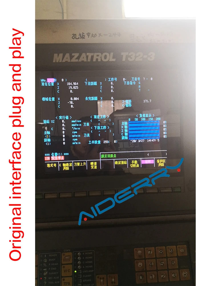 A1QA8DSP40 AIQA8DSP40 совместимый ЖК-дисплей 14 дюймов для Mazak Mitsubishi CNC система CRT монитор |