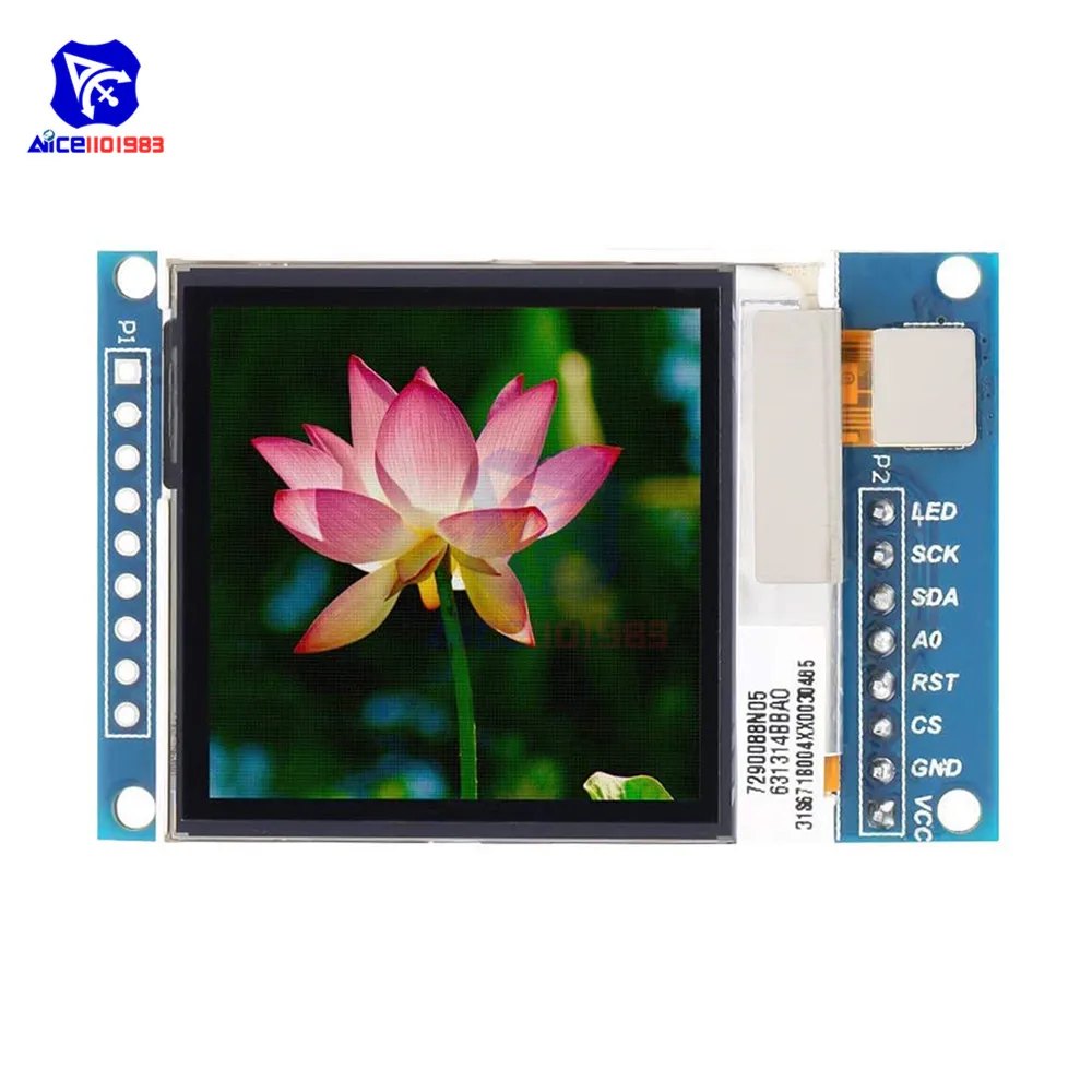 Модуль ЖК-дисплея diymore 1 6 дюйма 130x130 TFT SSD1283 последовательный интерфейс SPI 130130