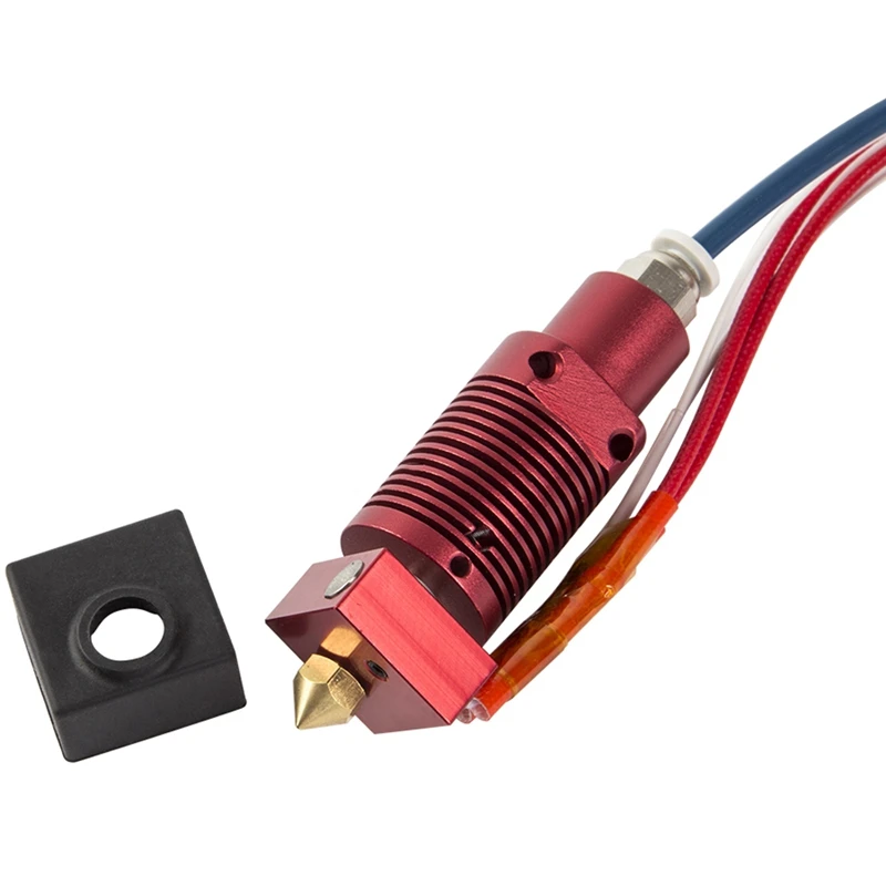 Cr-10S Pro 3d принтер экструдер сопло 0,4 мм с нагревателем блок силиконовая крышка для 1,75 мм нити 3d принтер Часть