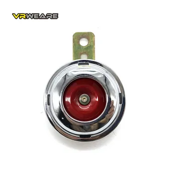 Universal Motorcycle Electric Red Heart Horn Chrome plated 12V 1.5A Waterproof  Loud Speakers for Scooter Moped Dirt Bike ATV 1