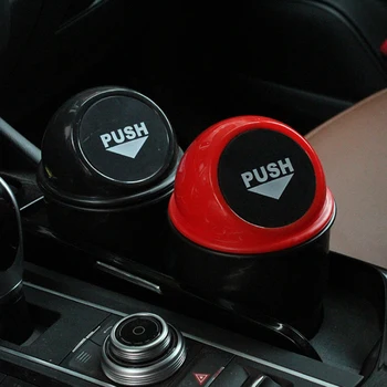 

Car Trash Can Mini Auto Garbage Can Automotive Waste Storage Vehicle Rubbish Bins with Lid Dust Case Holder Rubbish Container