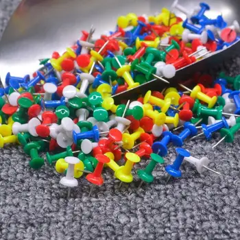 

2500pcs/lot colorful soft board paper push pin 5 colors for choice