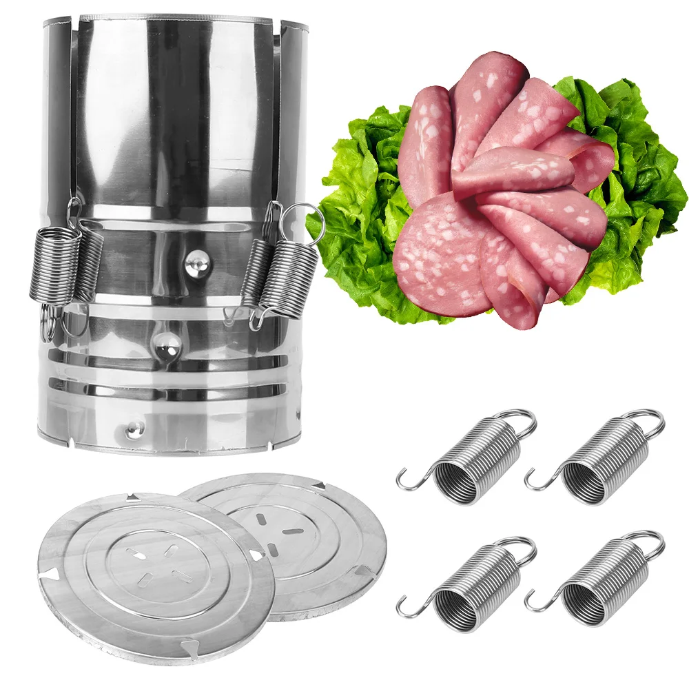 Stainless Steel Round Shape Press Machine Making Meat Tool Ham Press Maker Kitchen Accessories Burger Press Burger Maker