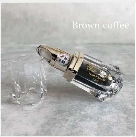 Brown cafes Профессиональные 12 мл пигмент для татуировок, Перманентный макияж, чернила для татуировок, пигмент для глаз, коричневого цвета, краска для тела, профессиональные чернила для татуировки - Цвет: Brown cafes
