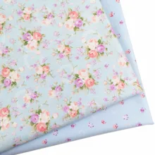 Элегантная голубая роза, хлопковая ткань, сделай сам, шитье, лоскутное шитье, Tilda ткани для простыни, платья, домашний текстиль, материал для подушек