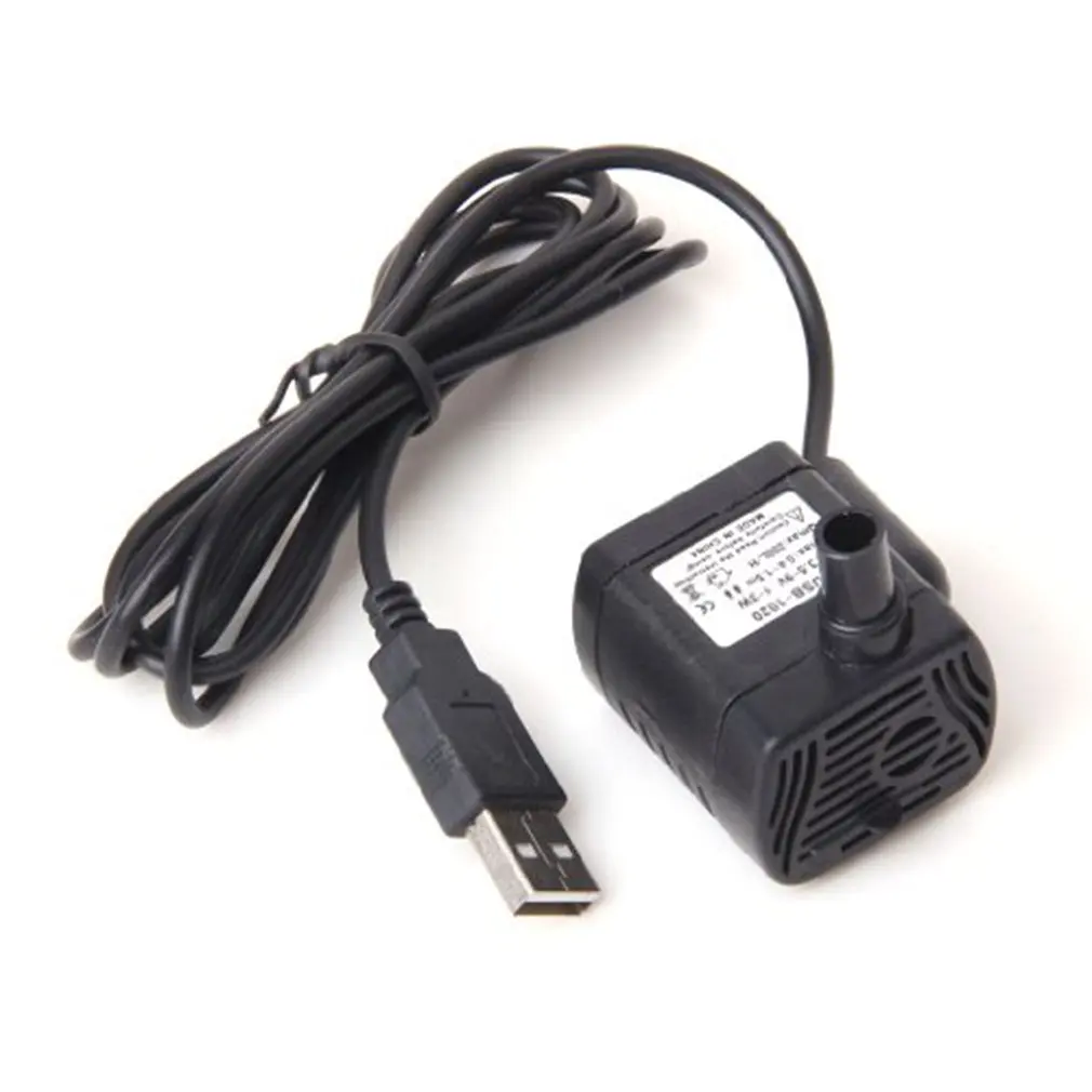 Высококачественный Usb-1020 Micro погружной насос Dc3.5V-9V 3W аквариумный Фонтан Водяной