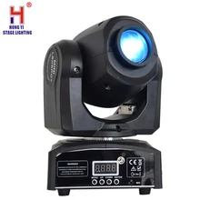 Мини-светильник с движущейся головкой 10 Вт точечный светодиодный светильник с пластиной гобо и цветной пластиной эффект радуги DMX профессиональный сценический светильник ing