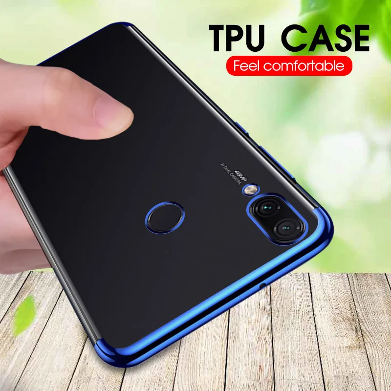 

Clear Plating Case for Xiaomi Redmi Note 7 Pro Note7 K20 Pro 7A Ultra Thin Soft TPU Cover for Xiaomi Mi 9T Pro mi9 Se Explorer