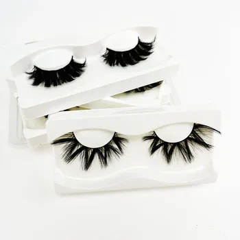 

PDSXLJJMC 3D Faux Mink Eyelashes Thick False Eyelash Natural Long Strips Cruelty Free High Volume Sythetic Hair Lashes Makeup