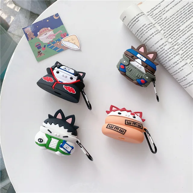 Naruto Airpods Tok Airpods1 2 Pro Aranyos Rajzfilm Bluetooth Headset Héj Férfi Női Unisex Születésnapi Ajándék 2021 Hír - Image 2