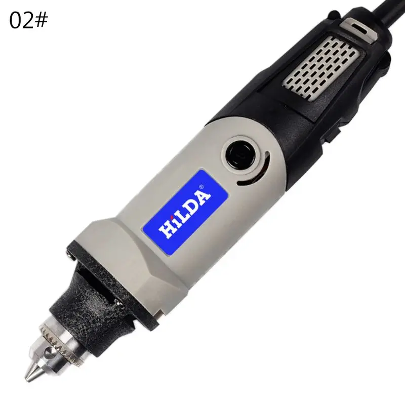 Electric Grinder Rotary Variable Speed Power Tool Mini Drill 400W 6 Position - Цвет: 2