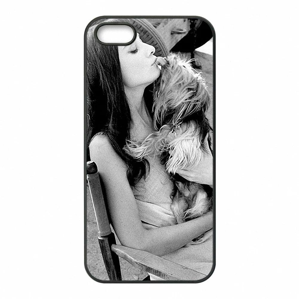 KETAOTAO Йоркширский терьер Chiot Chien чехол для телефона s для iPhone 4S 5C 5S 6S 7 8 SE 5Plus XR XS Max чехол из мягкого ТПУ резины силикона - Цвет: Темно-серый