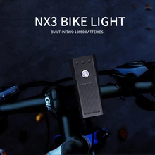 USB Перезаряжаемый велосипедный фонарь Встроенный 5200mAh аккумулятор Велосипедный свет Водонепроницаемая светодиодная фара как power Bank Аксессуары для велосипеда