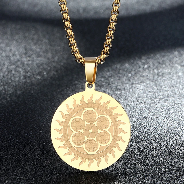 Dainty Mythology Medusa Gorgon Necklace Women Men Ancient Greek Symbol Jewelry  Stainless Steel Pagan Necklace Collar SPA085