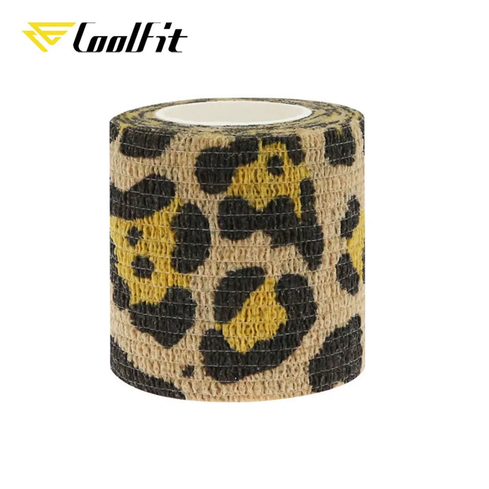 

Coolfit Printed Medical Self Adhesive Elastic Bandage 4.5m Colorful Sport Wrap Tape for Finger Joint Knee First Aid Kit Pet Tape