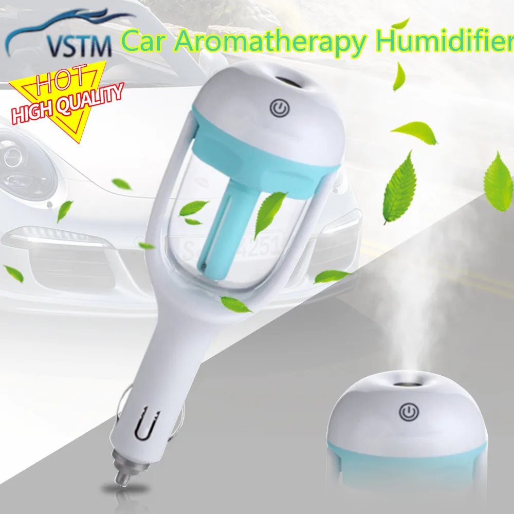 USB Mini Car Humidifier Air Purifier Freshener 50ML Essential Oil Diffuser Aromatherapy DC 12V Portable Auto Mist Maker Fogger
