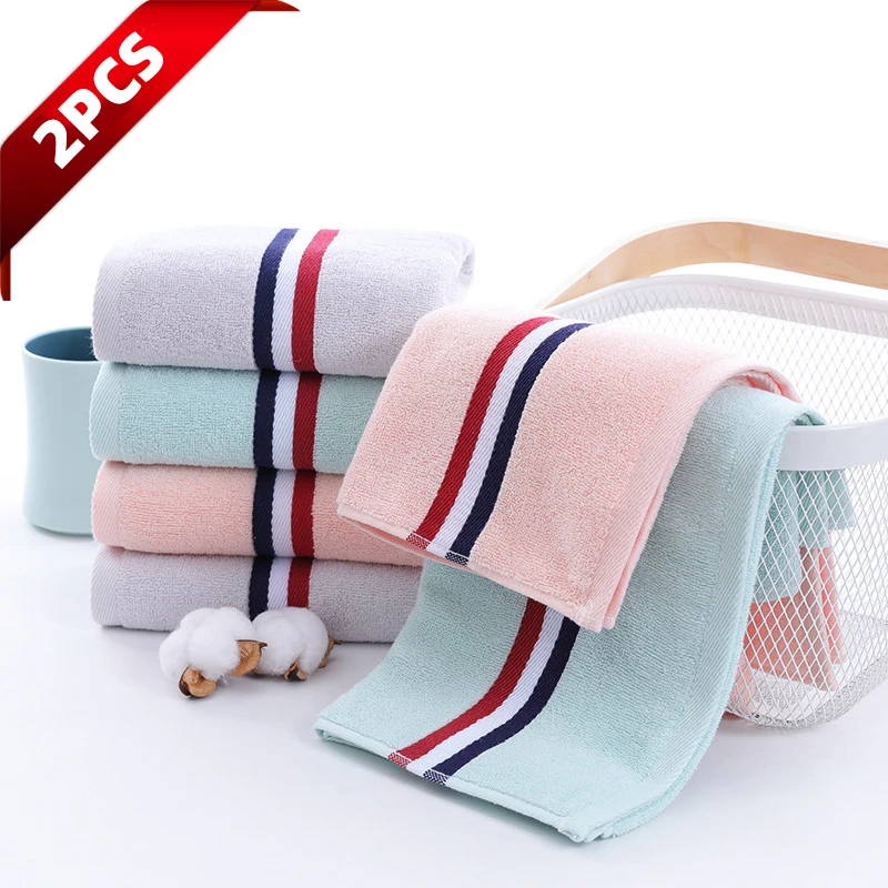 

2/4/10PC 100% Cotton Hand Towels for Adults Plaid Hand Towel Face Care Magic Bathroom Sport Waffle Towel 34x72cm