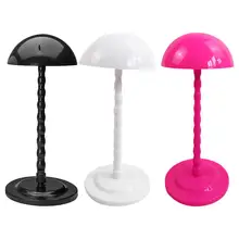 Высокое качество парик шляпа Крышка поддержка стенд Многоцелевой использовать пластиковый кронштейн гриб рамка Разобранная голова модель для парика магазин