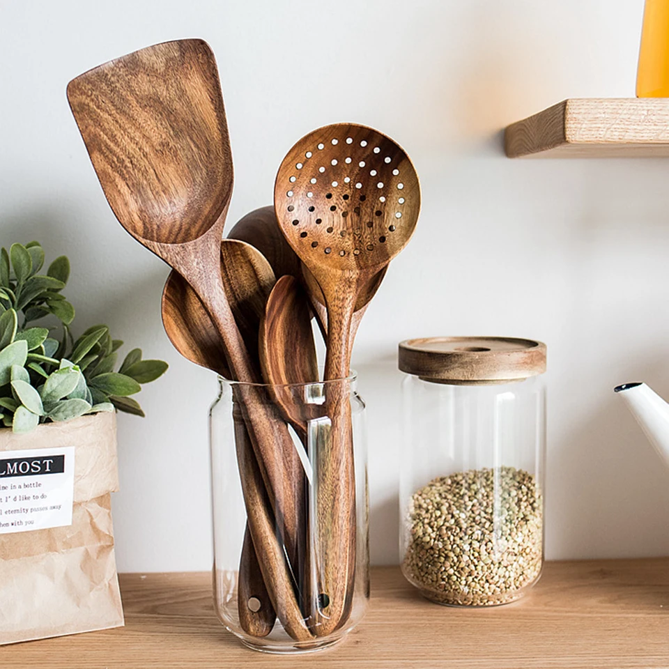 Wooden Utensils Set (28)