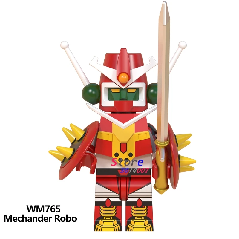 Один фильм Аниме Робот Voltes V Com-battler V Mechander Robo динозавр мазинкайзер мазингер Z Voltron строительные блоки игрушки - Цвет: WM765