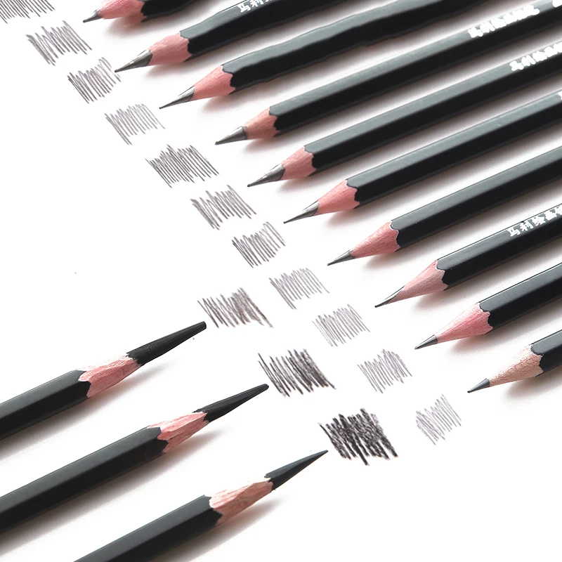 30Pcs Charcoal Earser Knife Drawing Pencil Sketch Painting Canvas Pencil Bag Set Christmas Gift for Kid