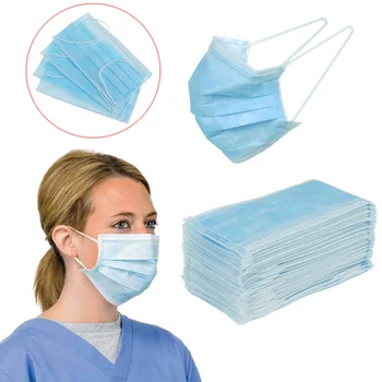

3 Laye Mask Dust Protection Masks Face Masks Elastic Ear Loop Dust Mouth Nose Proof Mask Safety Mask